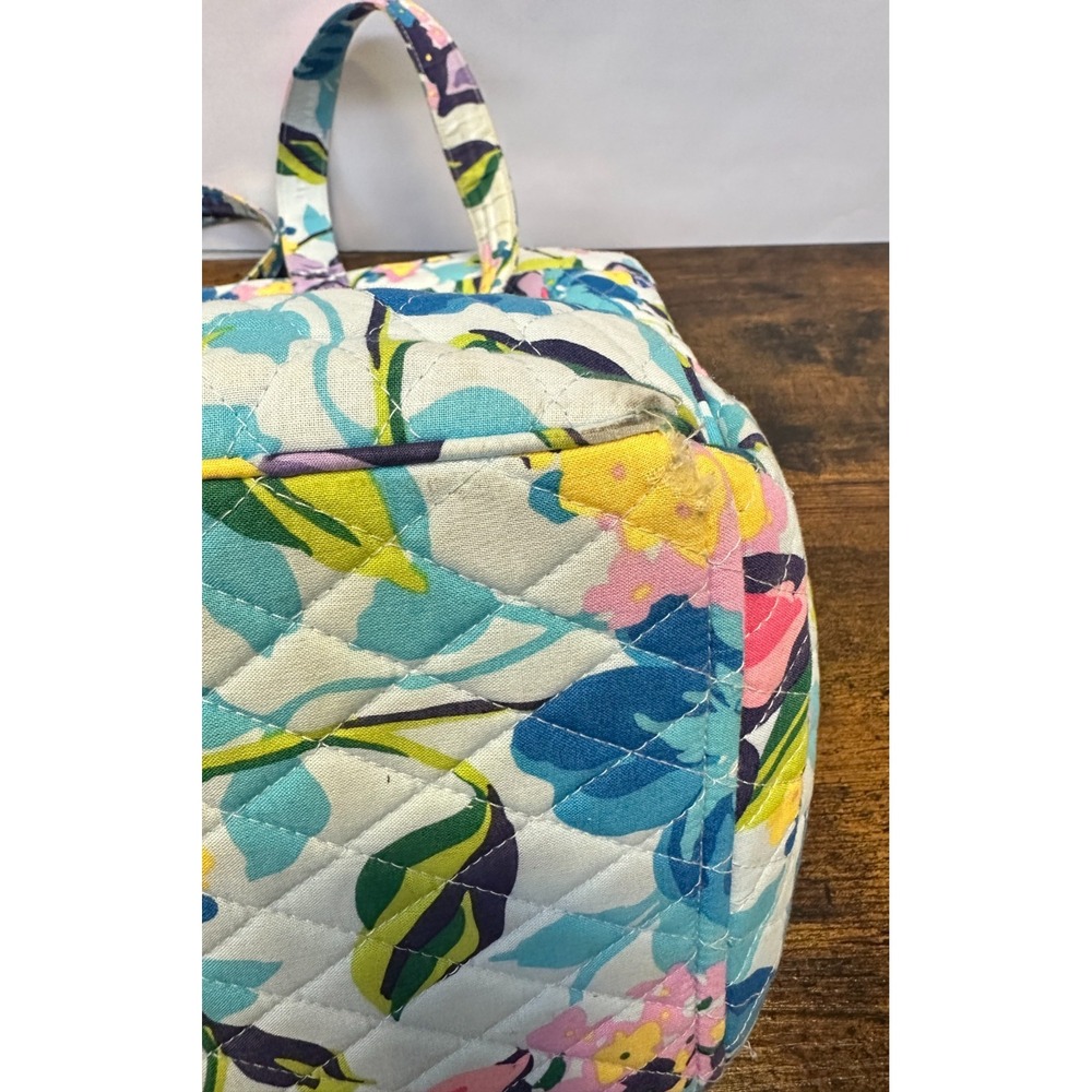 Vera Bradley Marian Floral XL Quilted Zip Top Tote Travel Bag 23 x 15 x 7 Large - Picture 8 of 14